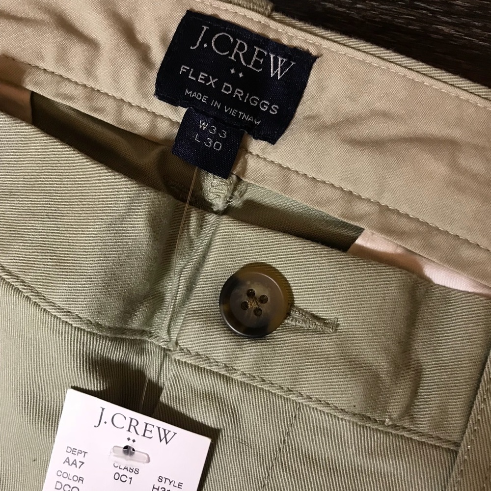 NEW JCREW KHAKIS